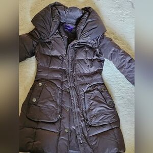 Mexx Parka Women's  Winter Coat‎ Jacket Hooded Brown Size S 38